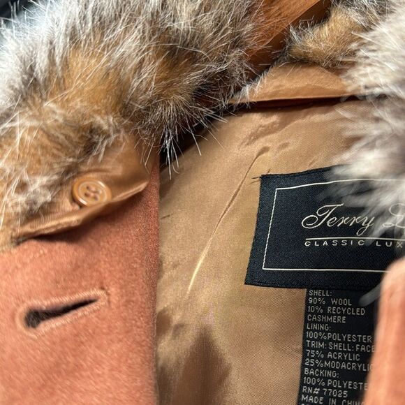 Vintage Terry Lewis Classic Luxuries Cashmere and Wool Jacket Medium - Picture 7 of 9